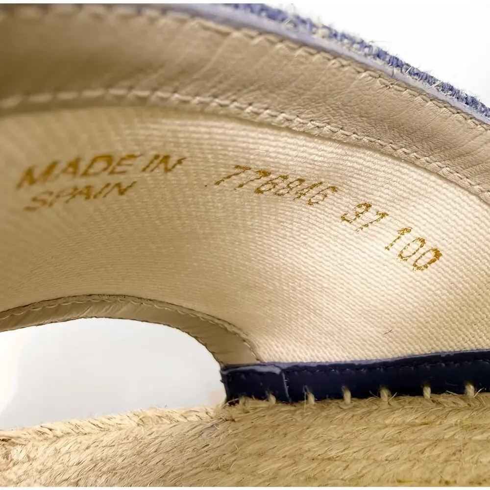 Gucci Pilar Denim Wedge Heel  - Women’s 7 - Picture 7 of 8